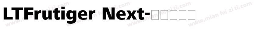 LTFrutiger Next字体转换